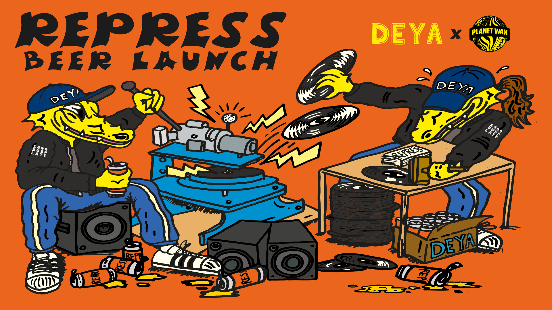 DEYX x PLANET WAX 'REPRESS' LAUNCH w/ Uncle G, Amy B, Slundarq, Dexta, Danja, Abby Daze, Lex G, Jack Dat, Rob Vanden - 11 Oct 2026